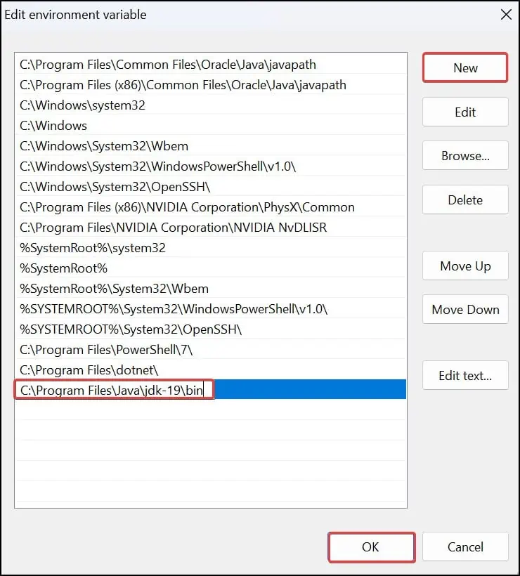 Edit-environment-variables