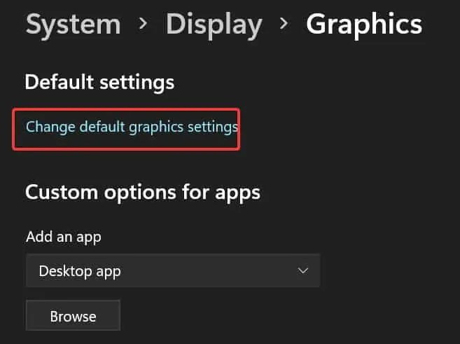 Graphic-settings