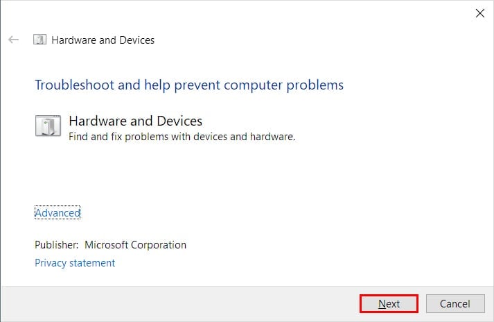 Hardware-and-Devices-troubleshooter