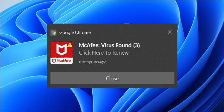 How to Stop McAfee Pop-Ups on Chrome 8 McAfee-fake-pop-ups