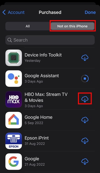 Navigate-to-Not-on-this-iPhone-and-click-on-download-icon-to-download