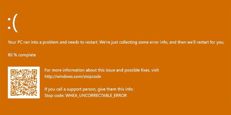 14 Ways To Fix Orange Screen Of Death On Windows Tech News Today