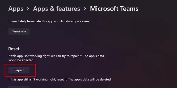 ReapirAppWindows