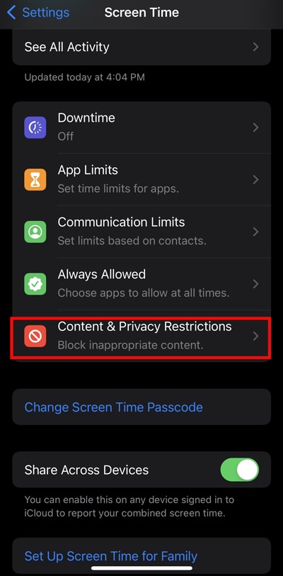Tap-on-Content-&-Privacy-Restrictions