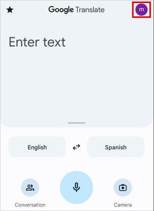 Tap-profile-icon-Google-Translate-Android