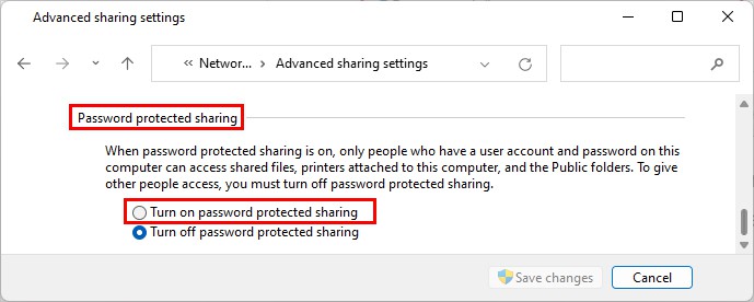 Turn-on-password-protected-sharing