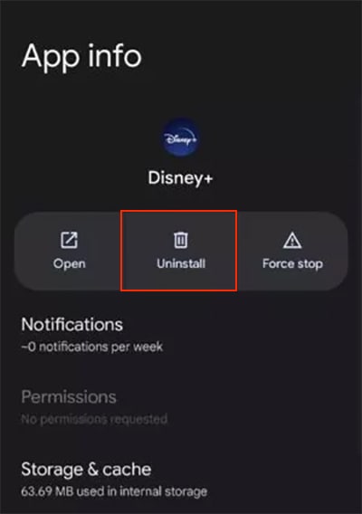 Uninstall-Disney-Plus-on-Android