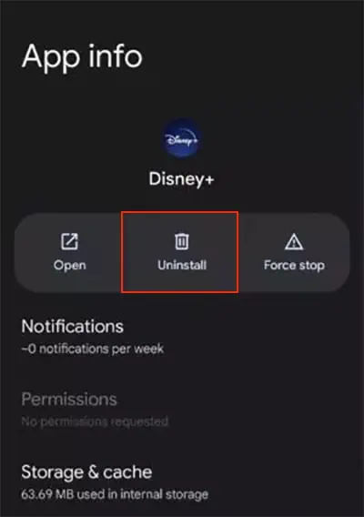Uninstall-Disney-Plus-on-Android