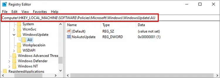 Windows-Registry-Local_Machine-Windows-Update-AU