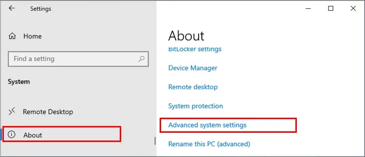 7 Ways to Fix “Some Settings Are Managed by your Organization” Error 33 Windows-settings-system-about-advanced_system_settings