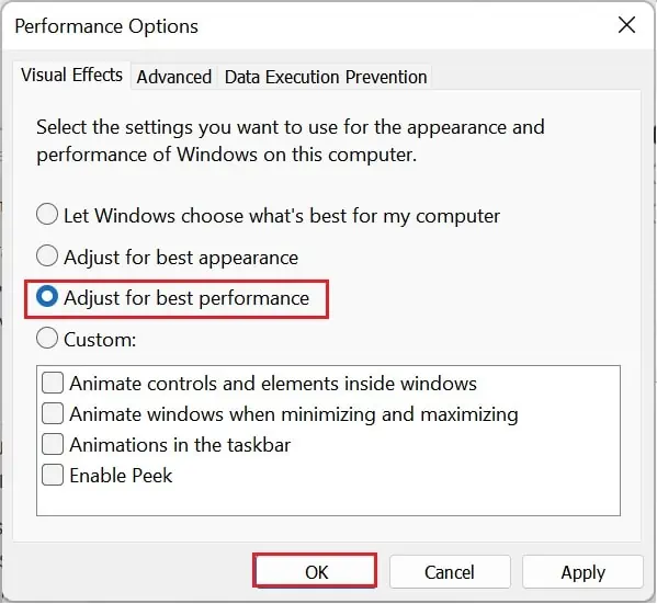 Why Am I Lagging So Much? 16 Ways to Fix a Slow Computer 72 adjust-for-best-performance