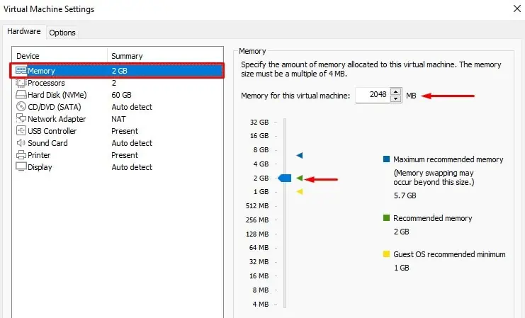 How to Fix “Failed to Open a Session For The Virtual Machine” Error? 34 allocate-ram