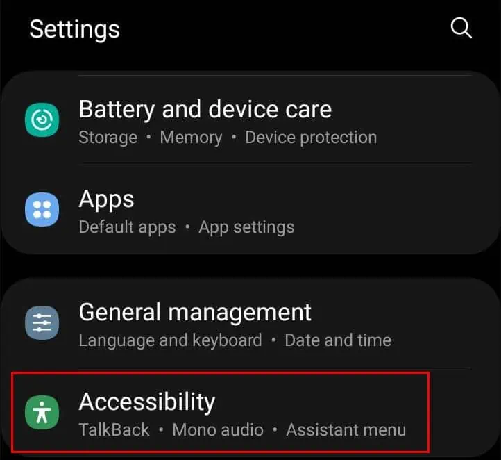 andriod-accessibility