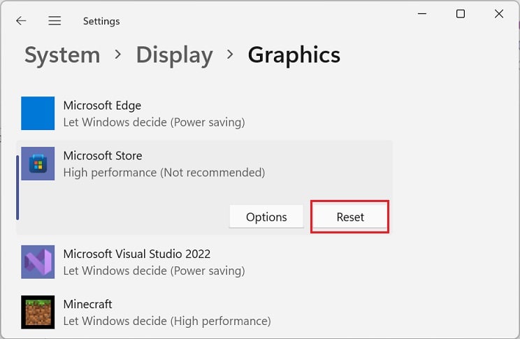 app reset