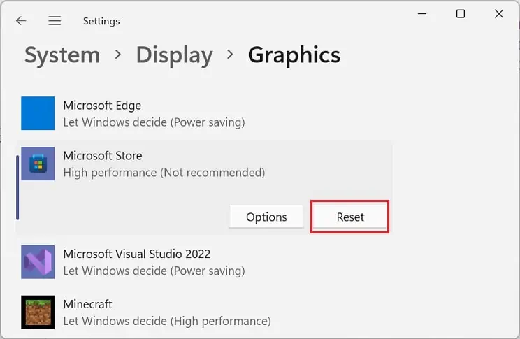 How to Reset Display Settings on Windows 70 app-reset