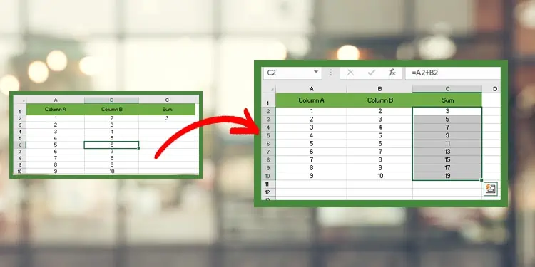 How to Apply Formula to Entire Column in Excel