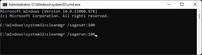 cleanmgr-sagerun-100