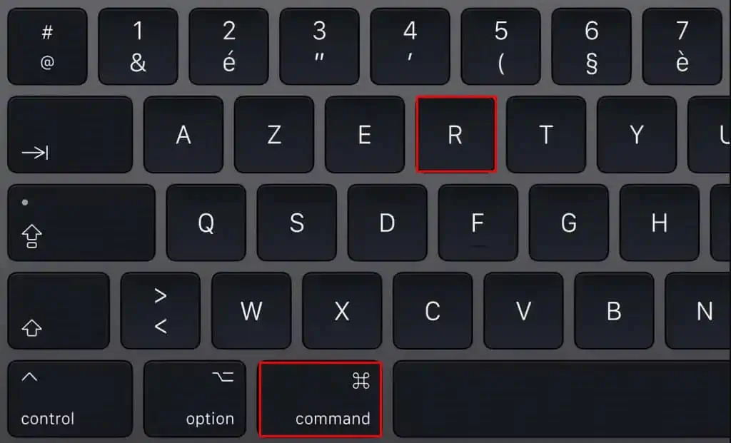 cmd-r