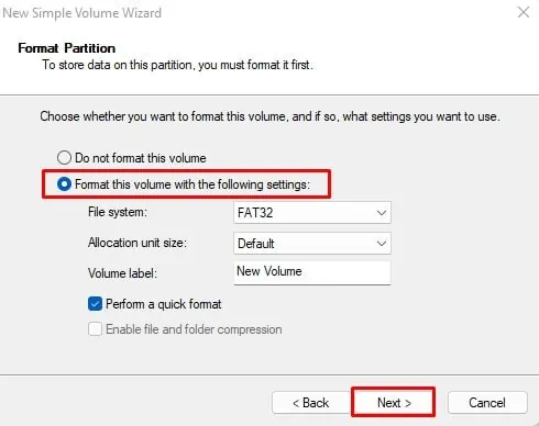 How to Fix “Please Insert a Disk Into USB Drive” Error? 26 create-new-volume-format-USB-drive