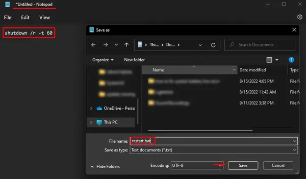 How to Properly Reboot Your Laptop (10 Effective Ways) 28 create-restart-bat-file