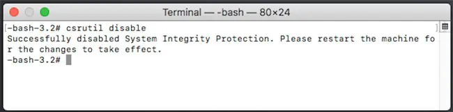 csrutil-disable