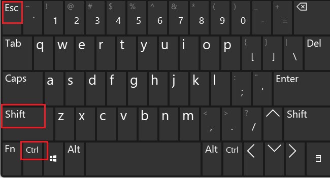 ctrl shift esc