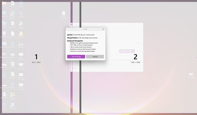 custom layout fancyzones