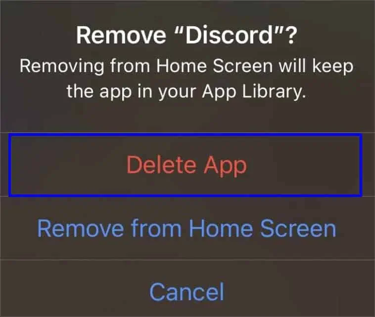 Discord Notifications Not Working? Here's How to Fix It 67 delete-app-iphone