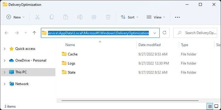 What is Delivery Optimization Files? Should You Delete Them 1 delivery optimization directory