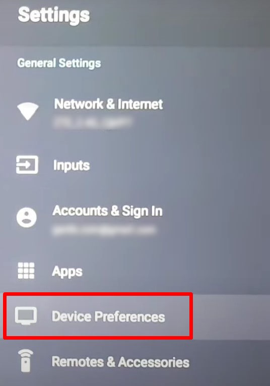 Device Preferences