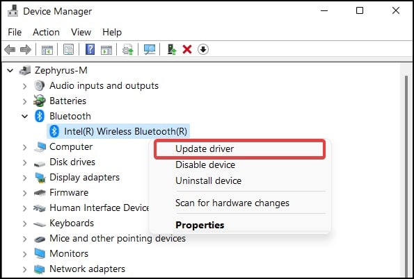 device manager