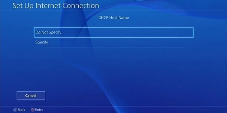 dhcp-host-name-do-not-specify-ps4