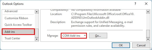 disable-add-ins-outlook