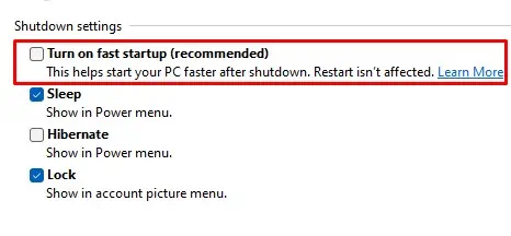 disable-fast-startup-store-exception