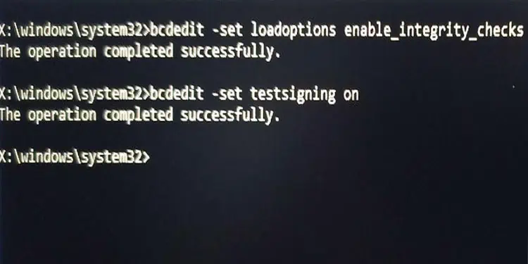 disable-integrity-checks-and-test-off