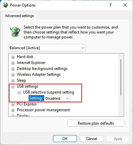 USB Headset Not Working? Try These Fixes 28 disable-usb-selective-suspend-setting
