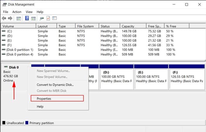 disk-properties