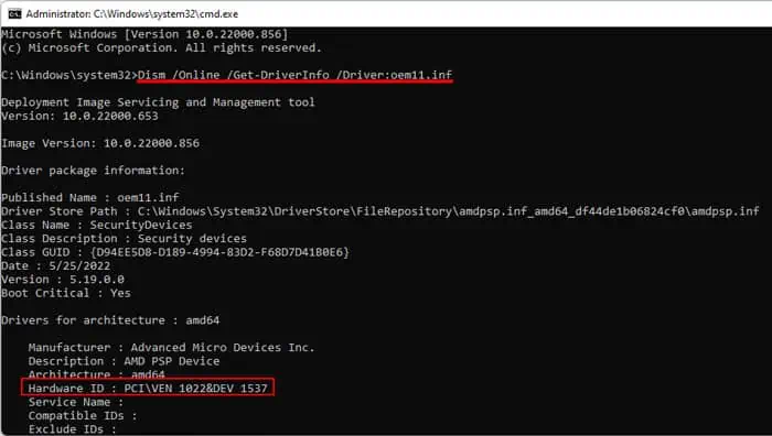 dism-get-driver-info