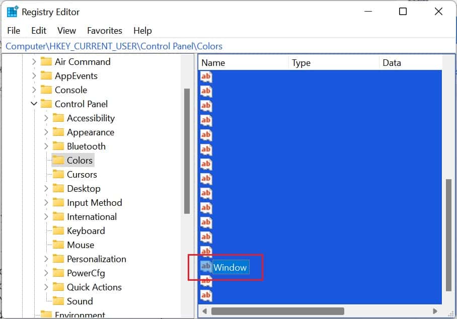 double click on window