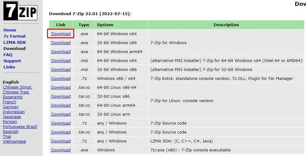 download-7-zip