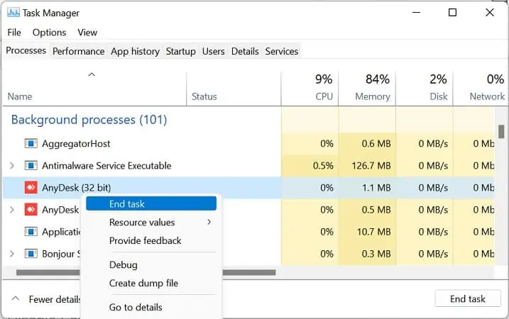 Why Am I Lagging So Much? 16 Ways to Fix a Slow Computer 56 end-background-task