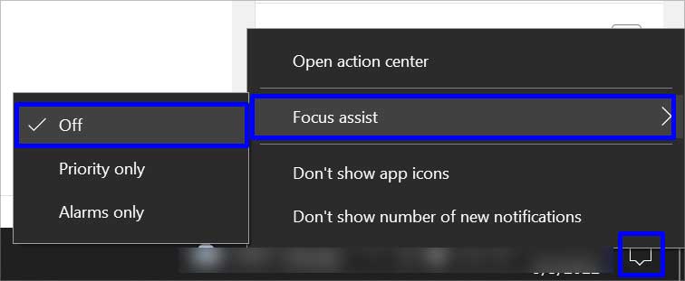 focus-assist-off