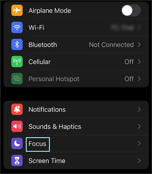 focus-mode-on-iphone