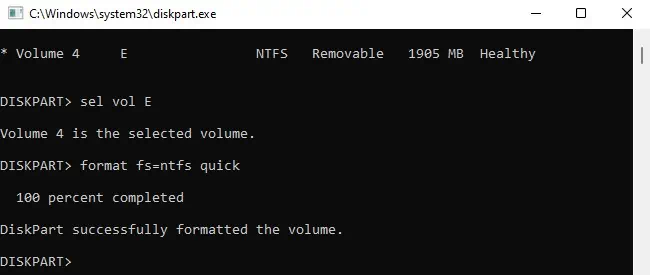 format-fsntfs-quick