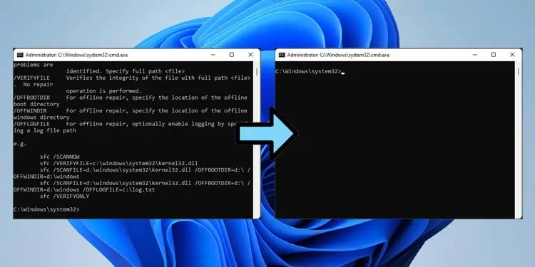 How to Clear Command Prompt on Windows