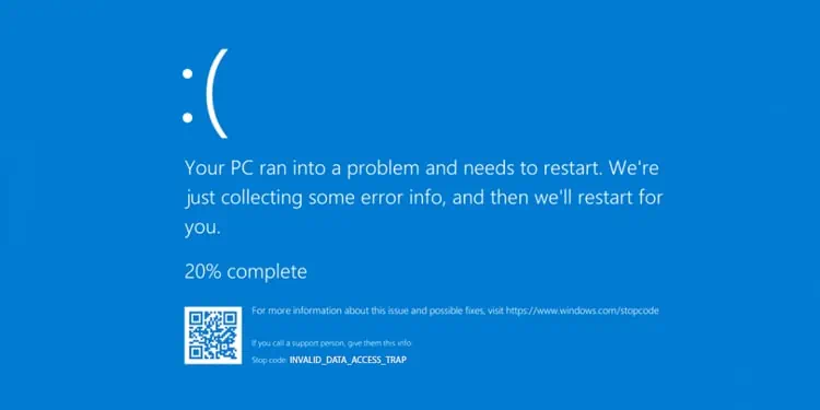 How to Fix the Invalid Data Access Trap Error in Windows 11