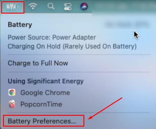 battery preference mac