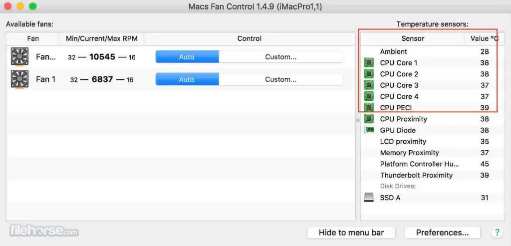 8 Best Tools To Monitor CPU Temperature 30 macs-fan-control-1024x493