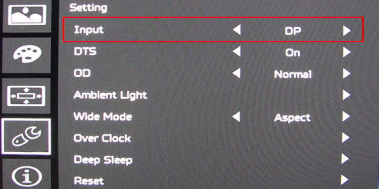 6 Ways to Fix Acer Monitor No Signal Issue? 1 acer monitor input mode