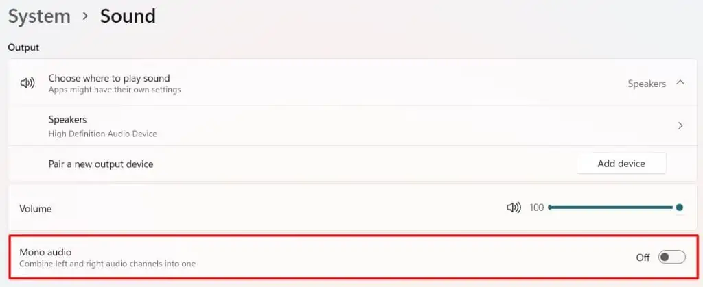 Left Speaker Not Working on PC? 10 Ways to Fix It 40 mono-enable-disable-1024x419